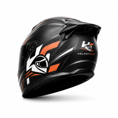 HelmetCove Apex X Full Face Helmet Graphite Red Edition