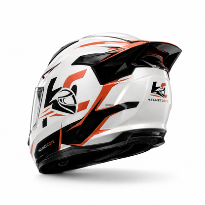 HelmetCove Apex X Full Face Helmet Graphite Red Edition
